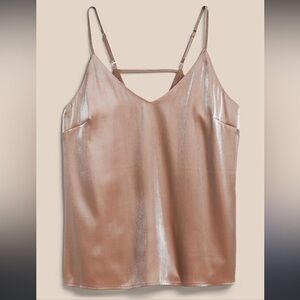 Banana Republic Metallic Satin Cami